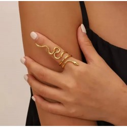 Bague Serpent Dorée