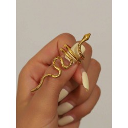 Bague Serpent Dorée
