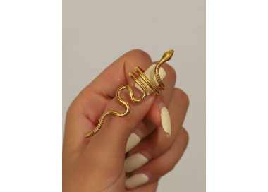 Bague Serpent Dorée