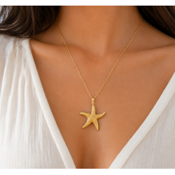Collier Étoile de Mer Dorée