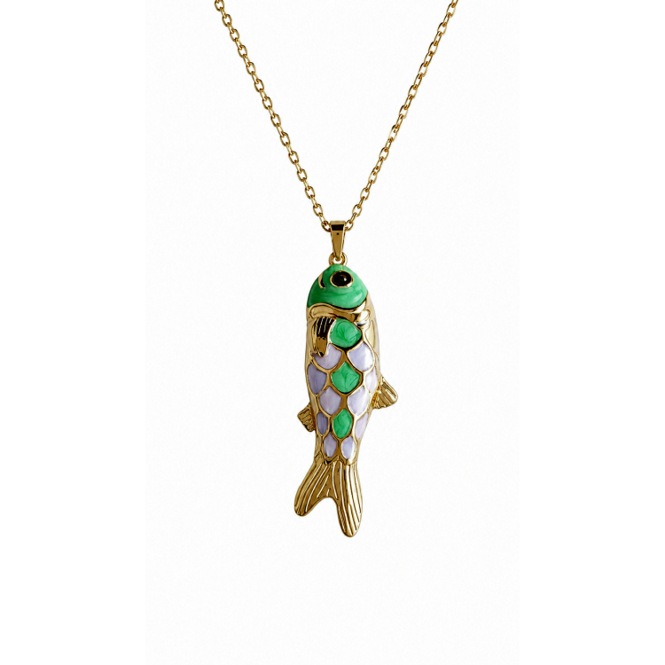 Collier Poisson Multicolore