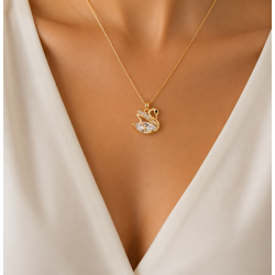 Collier Cygne Elégance
