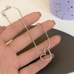 Collier Cœur Elégant en Argent