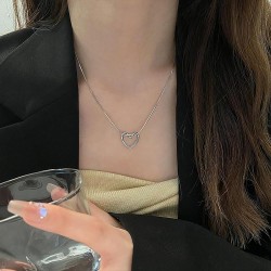 Collier Cœur Elégant en Argent