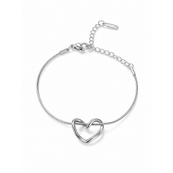 Bracelet Cœur  Elégant en Argent