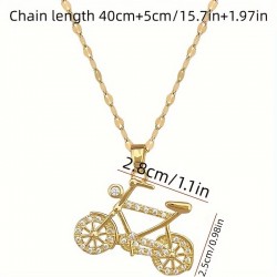 Collier à Pendentif Vélo