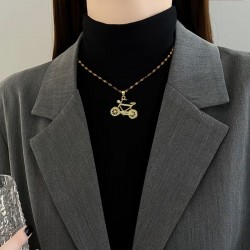 Collier à Pendentif Vélo