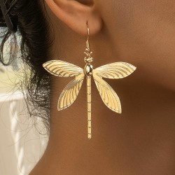 Boucles d'Oreilles Pendantes Libellule