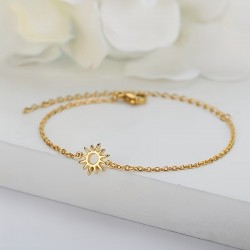 Bracelet de Soleil Simple en Acier Inoxydable