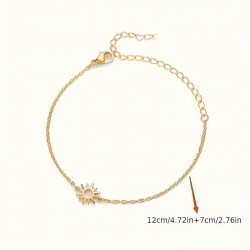 Bracelet de Soleil Simple en Acier Inoxydable