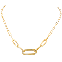 Collier Maillon XL en Acier Inoxydable