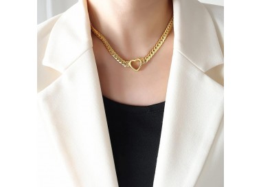 Collier à Pendentif cœur