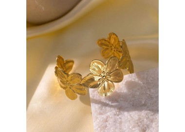 Bracelet " Fleur D'OR "