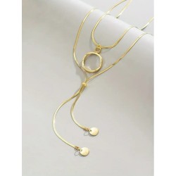 Collier Double Inoxydable