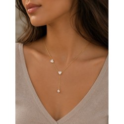 Collier Petit Double Cœur